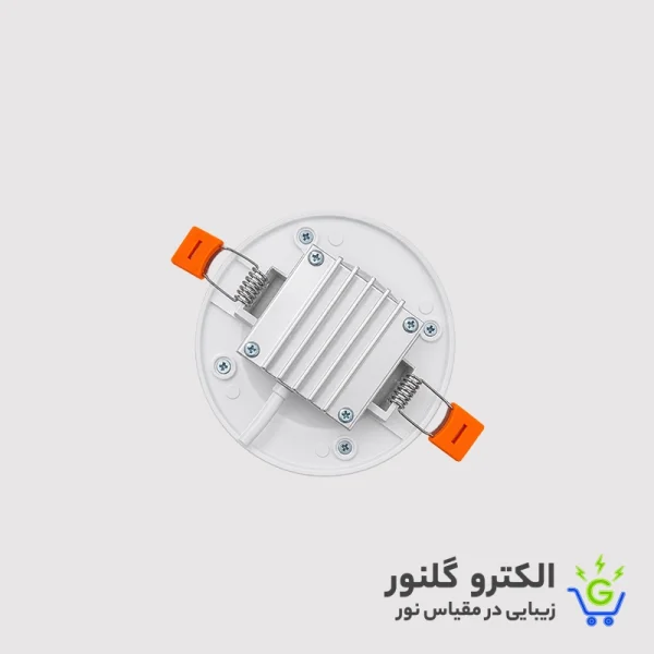 پنل 9 وات بک لایت گرد توکار مهتابی طلوع شمس (کارتن 100تایی) - تصویر 2